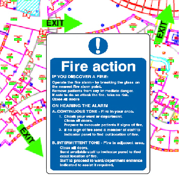 Emergency fire action plan.